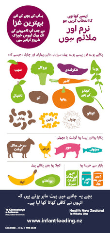 Infant Feeding Fridge Magnets - Urdu (Set of 2, DL)
