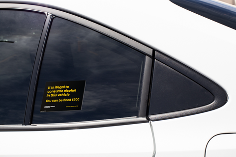 Transport fine sticker (A6 size)