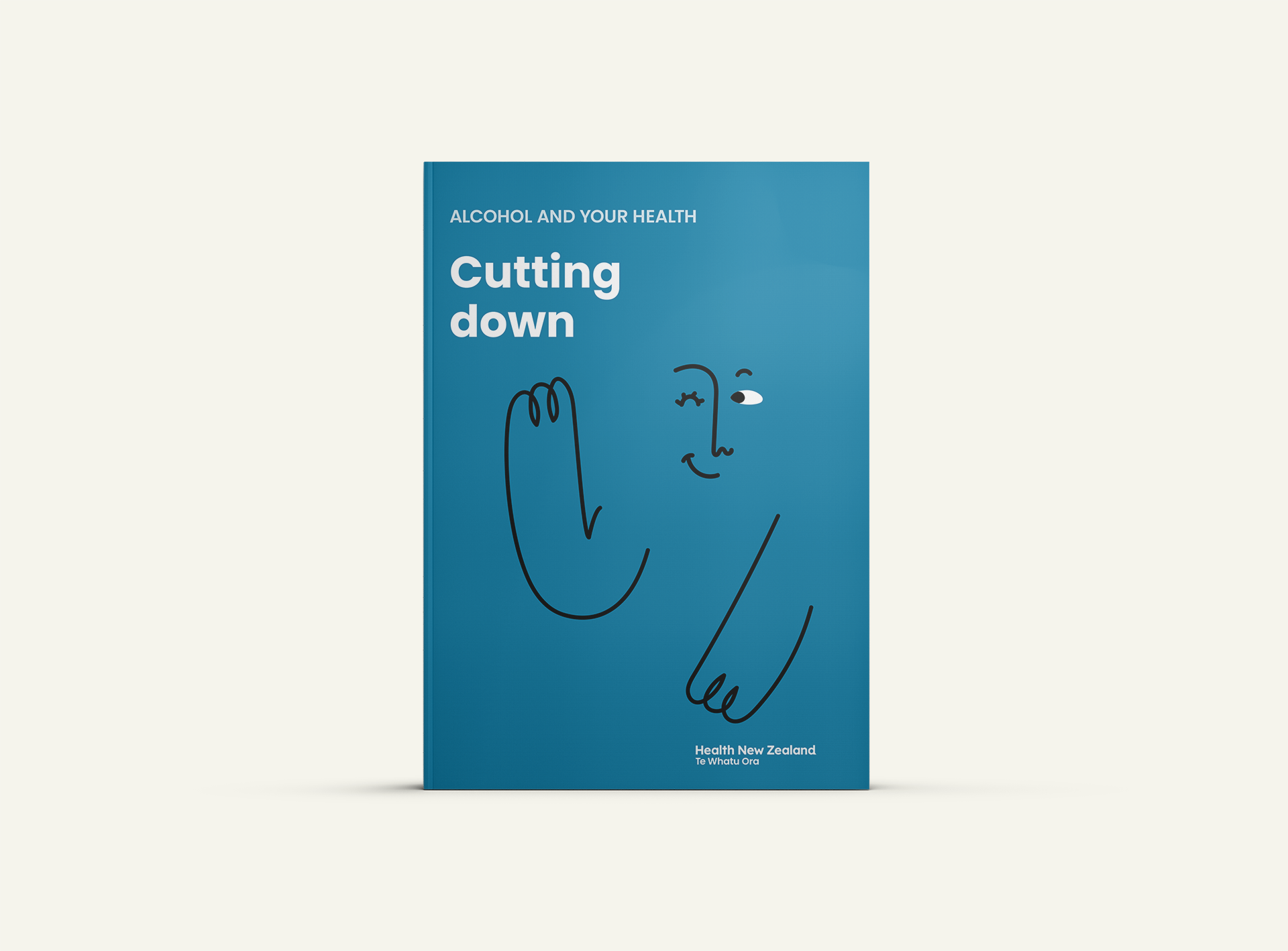 Image showing front cover of the booklet "Cutting Down" from the Alcohol and your health series