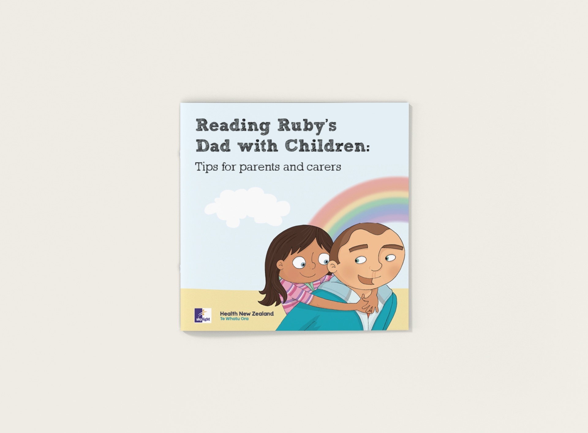 Ruby's Dad children's book with guidelines for parents