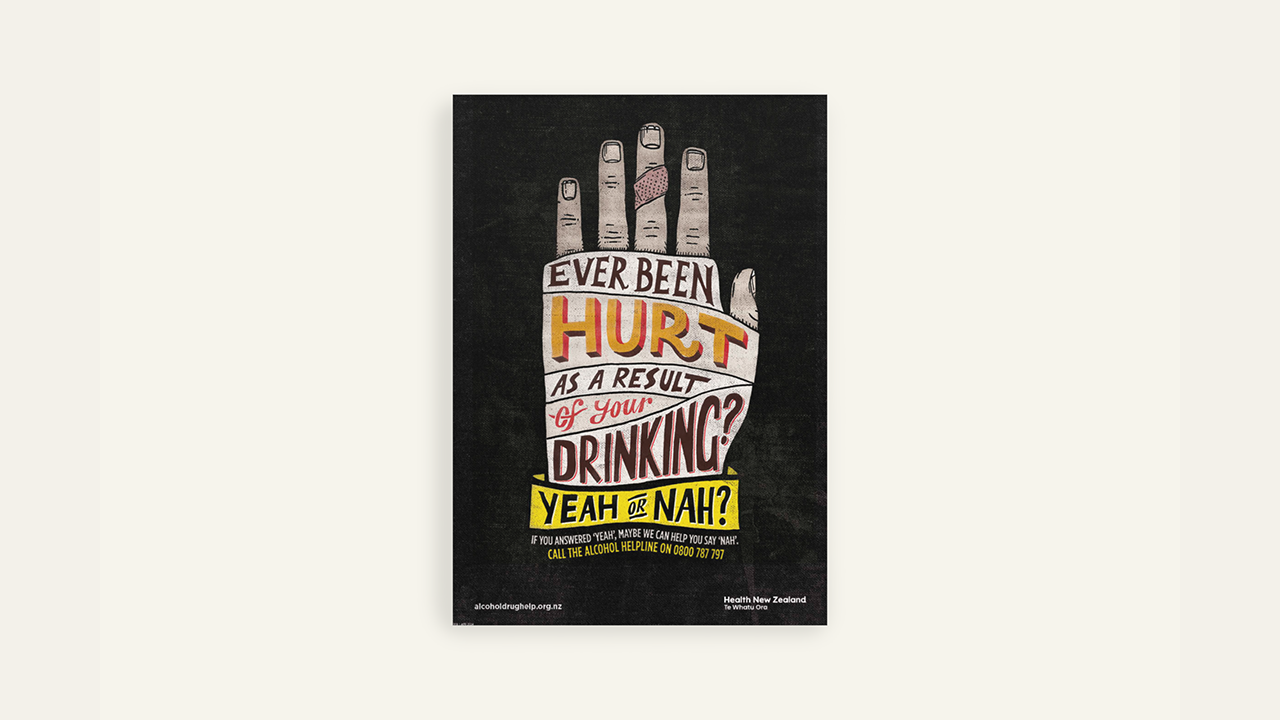 “Ever been hurt” helpseekers A3 poster