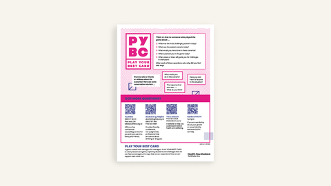 Play Your Best Card - take home pamphlet (Pack of 30 )