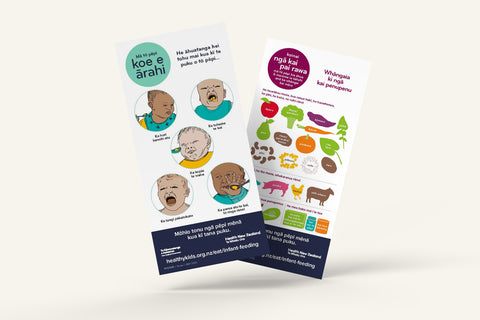 Infant Feeding Fridge Magnets - Te Reo (Set of 2, DL)