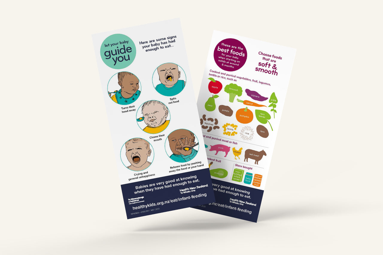 Infant Feeding Fridge Magnets - English (Set of 2, DL)