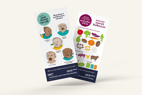 Infant Feeding Fridge Magnets - Punjabi (Set of 2, DL)