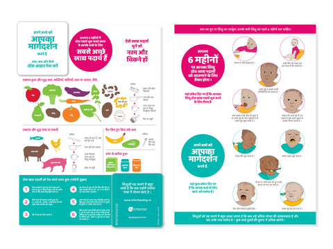 Infant Feeding Guide Z Card - Hindi