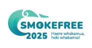 Smokefree 2025 Sticker, Sheet of 20 (65x34mm)
