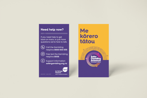 Safer Gambling Aotearoa Wallet Leaflet (packs of 50)