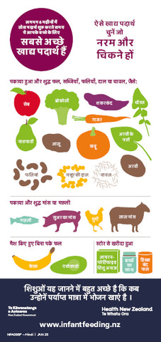 Infant Feeding Fridge Magnets - Hindi (Set of 2, DL)