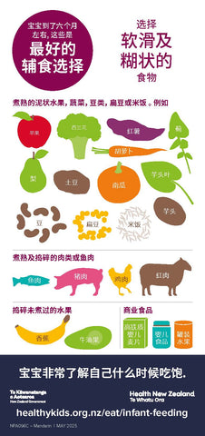 Infant Feeding Fridge Magnets - Mandarin (Set of 2, DL)