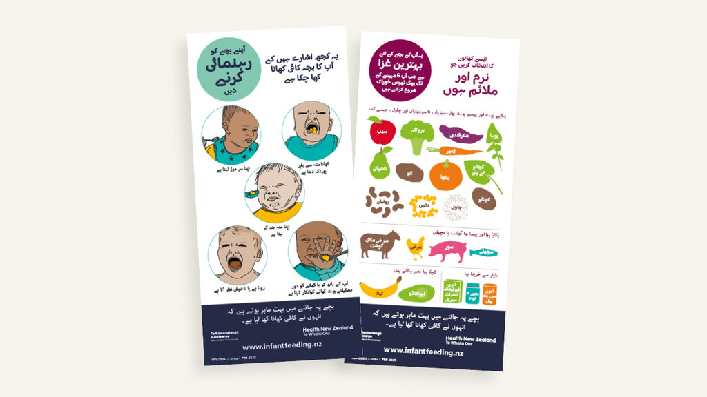 Infant Feeding Fridge Magnets - Urdu (Set of 2, DL)