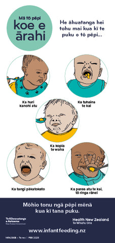 Infant Feeding Fridge Magnets - Te Reo (Set of 2, DL)