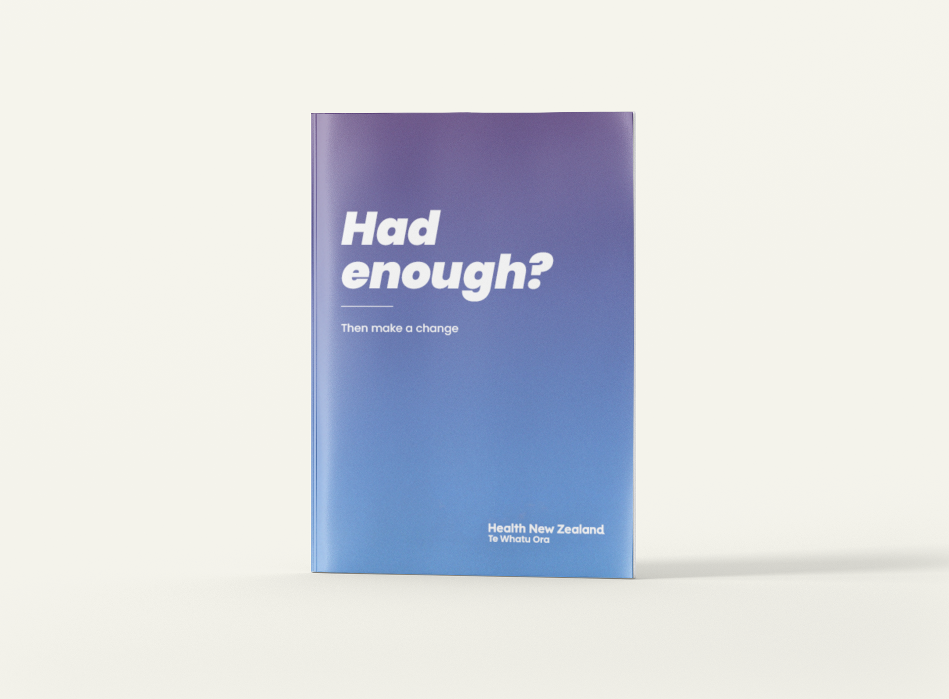 Had enough? - Workbook only