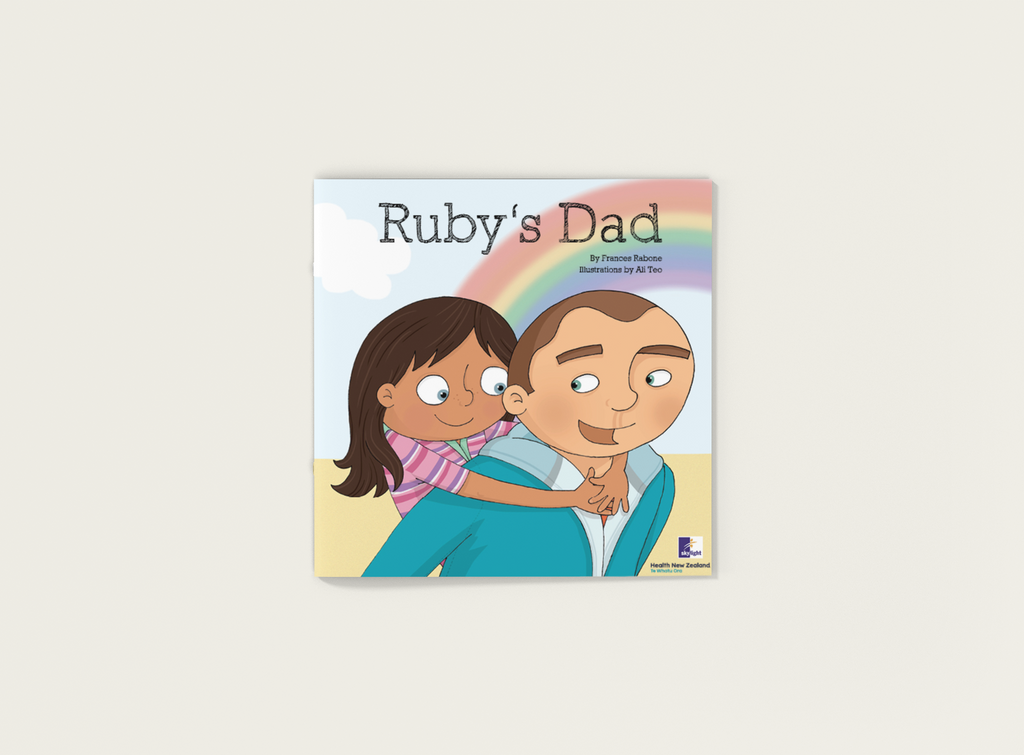 Ruby's Dad children's book with guidelines for parents