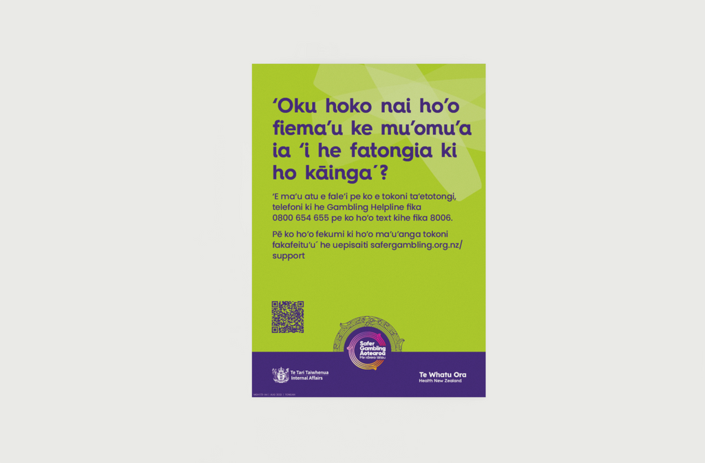 Harm Minimisation Poster "Will you feel" A4 (Tongan)