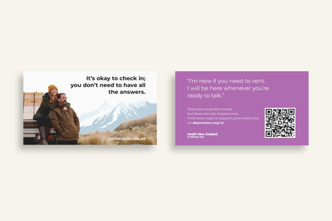 depression.org.nz Wallet Cards - (Pack of 50)