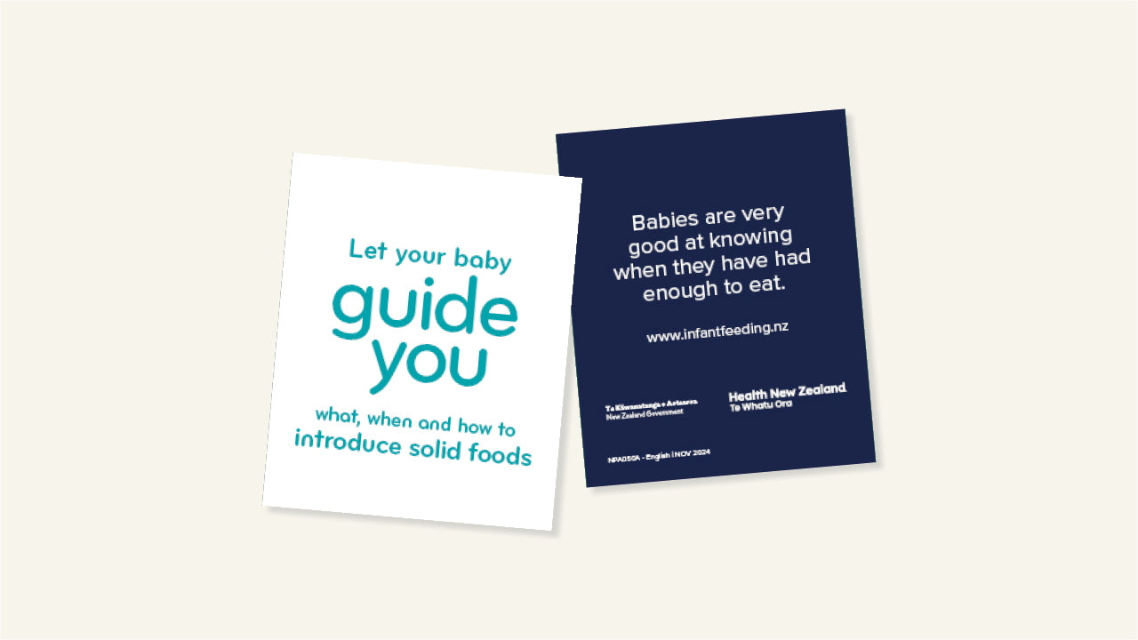 Infant feeding pull out guide - English