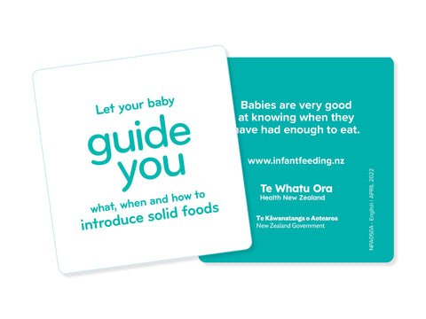 Infant Feeding Guide Z Card - English