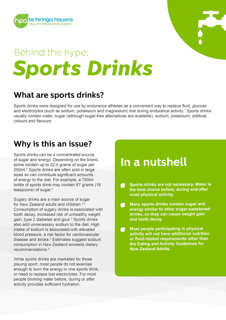 Behind the hype: Sports drinks - Digital only