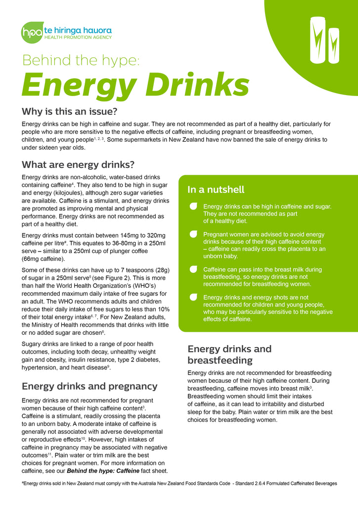 Behind the hype: Energy Drinks - Digital only