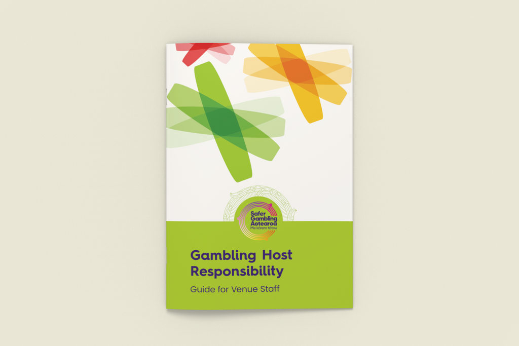 Gambling Host Responsibility Guide for Venue Staff - A5 booklet