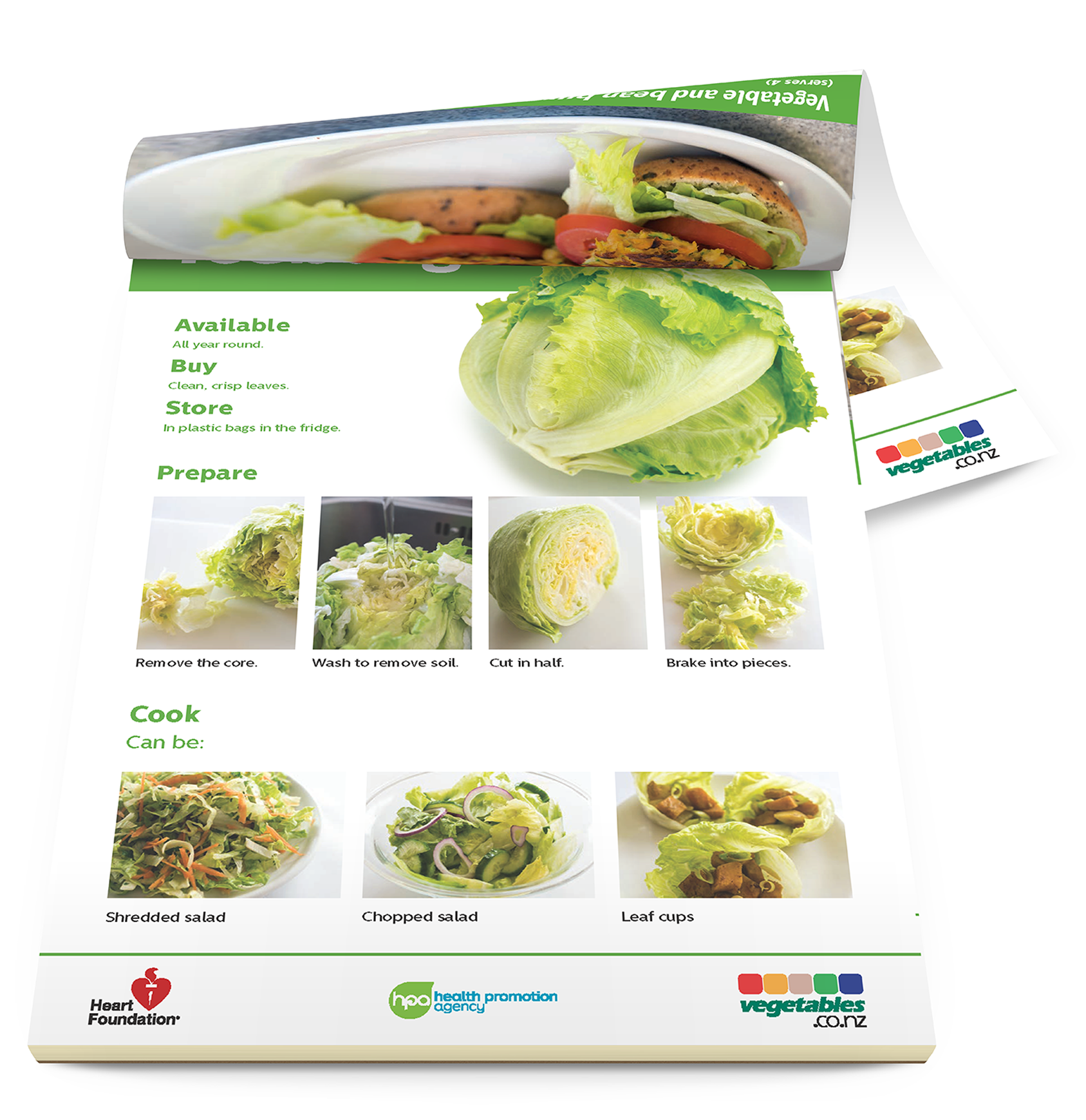 Easy meals with vegetables: Lettuce - Digital only