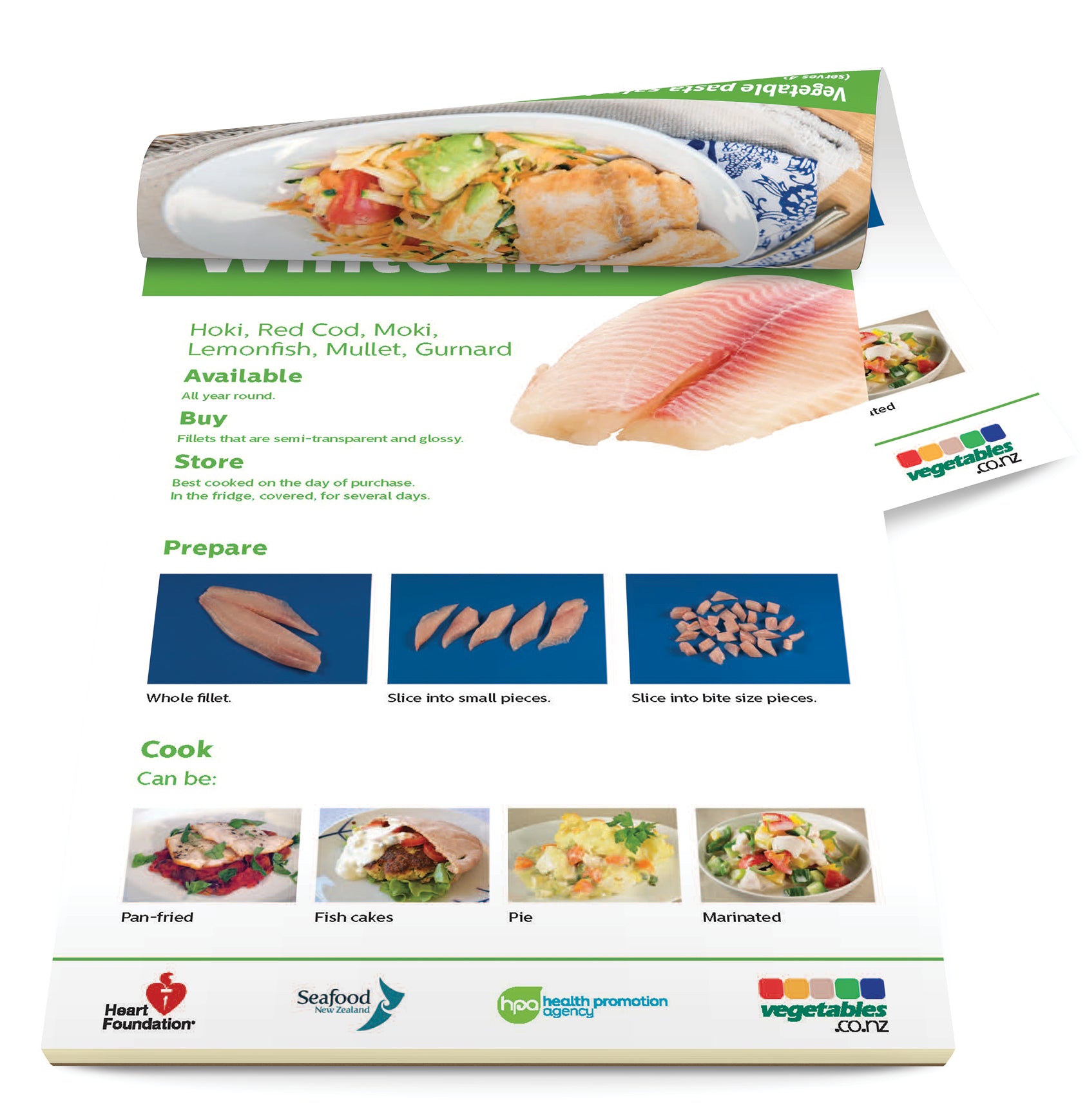 Easy meals with vegetables: Fish - Digital only