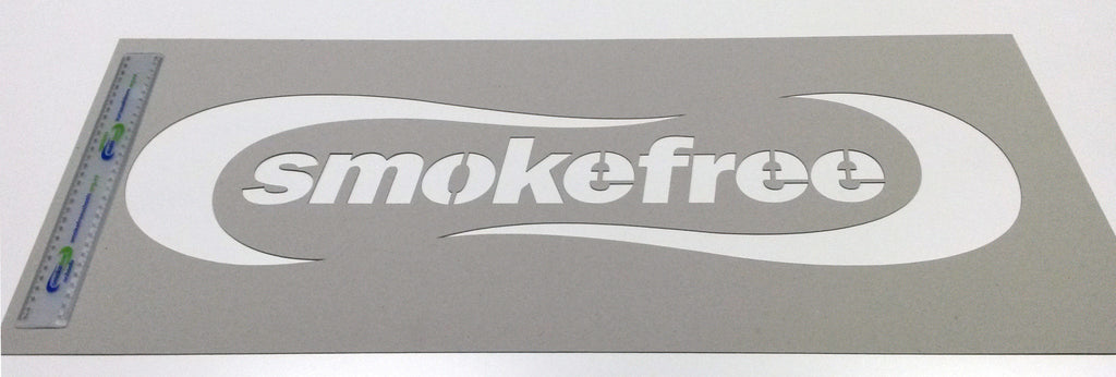 Smokefree Stencil - Large Size